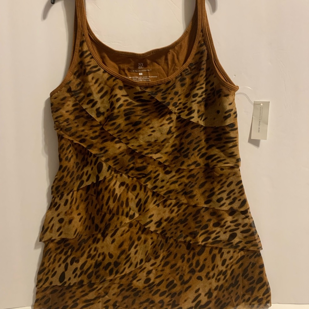 NY&CO Layered Leopard Tank
